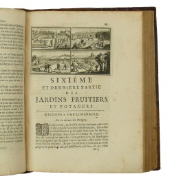 Instruction pour les jardins fruitiers et potagers, avec un traité des orangers, & des réflexions sur l'agriculture.