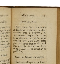 Le cuisinier gascon. Nouvelle édition, à laquelle ou a joint la lettre du patissier anglois.