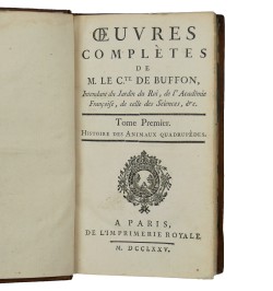 Oeuvres complètes de Buffon continuées par Lacépède.