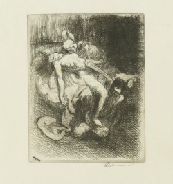Elle. Danse macabre sur parchemin.