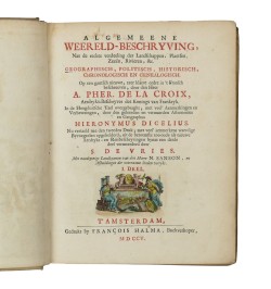[Atlas] - Algemeene weereld-beschryving.