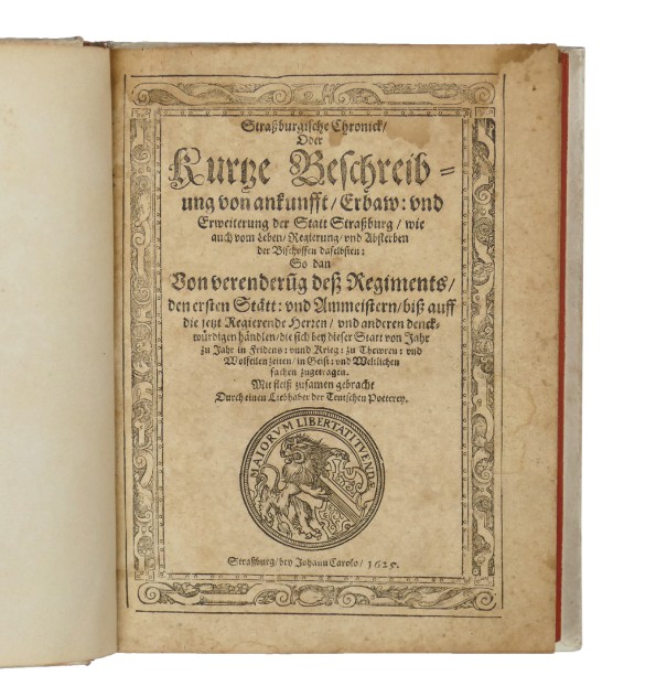 Strassburgische Chronick...