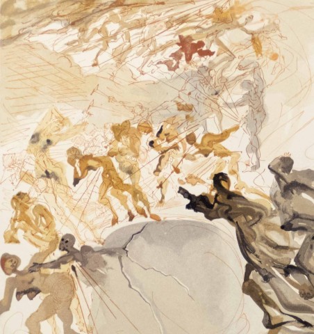 La divine comédie. L'enfer, le purgatoire, le paradis. Illustrations de ...