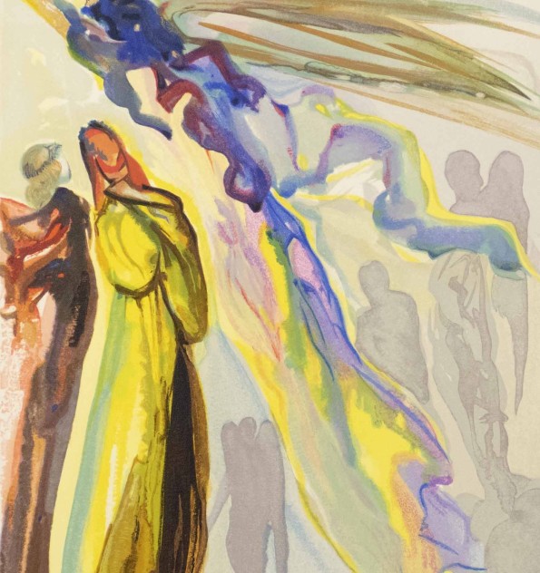 La divine comédie. L'enfer, le purgatoire, le paradis. Illustrations de ...