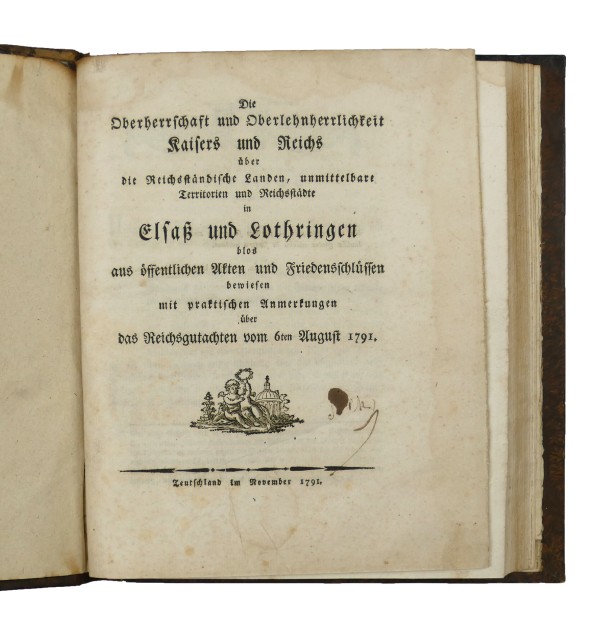 Die Oberherrschaft und Oberlehnherrlichkeit Kaisers und Reichs über die Reichsständische Landen...