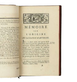 Tables généalogiques des augustes maisons d'Autriche et de Lorraine, et leurs alliances avec l'auguste maison de France.