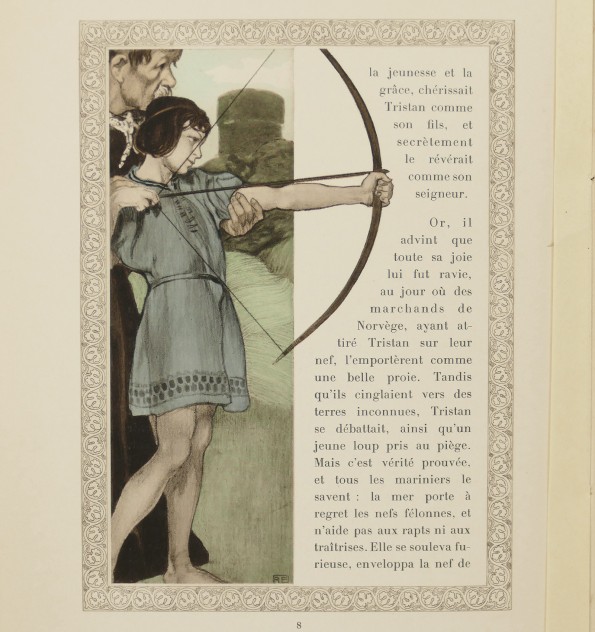 Le roman de Tristan et Iseut. Illustrations de Robert Engels. Le roman de Tristan et Iseut. Illustrations de Robert Engels.