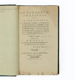Le voyageur américain ou observations