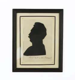 [Papiers découpés] Paire de portraits militaires.