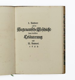 Hagenauische Geschicht.