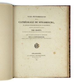 Vues pittoresques de la cathédrale de Strasbourg, et détails remarquables de ce monument,...