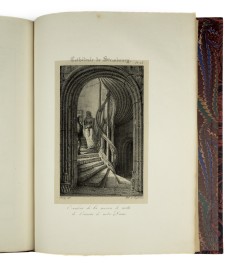 Vues pittoresques de la cathédrale de Strasbourg, et détails remarquables de ce monument,...