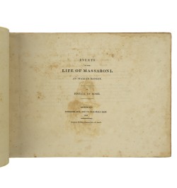 Events of the Life of Massaroni, an Italian Bandit.