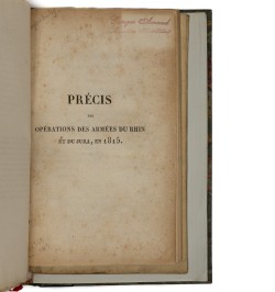 [Recueil] Mélanges d'histoires militaires.