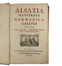 Alsatia Illustrata, Celtica, Romana, Francica, Germanica, Gallica.