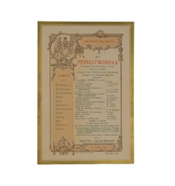 Programme illustré. D'r Pfingstmondaa - Der Pfingstmontag.