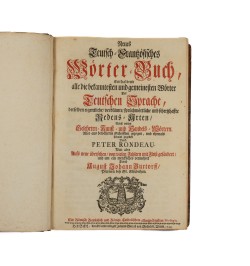 Nouveau dictionnaire françois-allemand...
