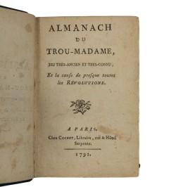 Almanach du Trou-Madame,...