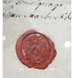 Document/contrat de mariage - Echery - Sainte-Marie-aux-Mines.