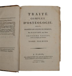 Traité complet d'ostéologie.