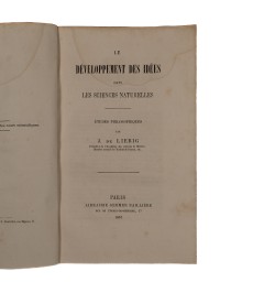 Le développement des idées dans les sciences naturelles : études philosophiques.