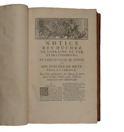 Dom Calmet Augustin - Notice de la Lorraine. 2 vol.