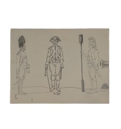 Léo Schnug - Vue d'un château.
