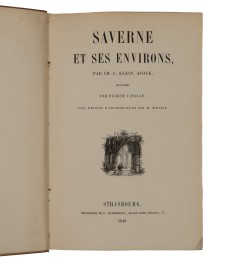 Saverne et ses environs.