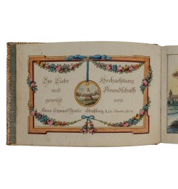 Livre d'amitié - Stammbuch - Album amicorum.