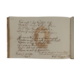 Livre d'amitié - Stammbuch - Album amicorum.