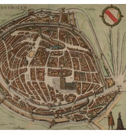 Vue de la ville de Strasbourg en 1572.