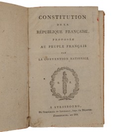 Constitution de la république française, proposée au peuple français par la Convention nationale.