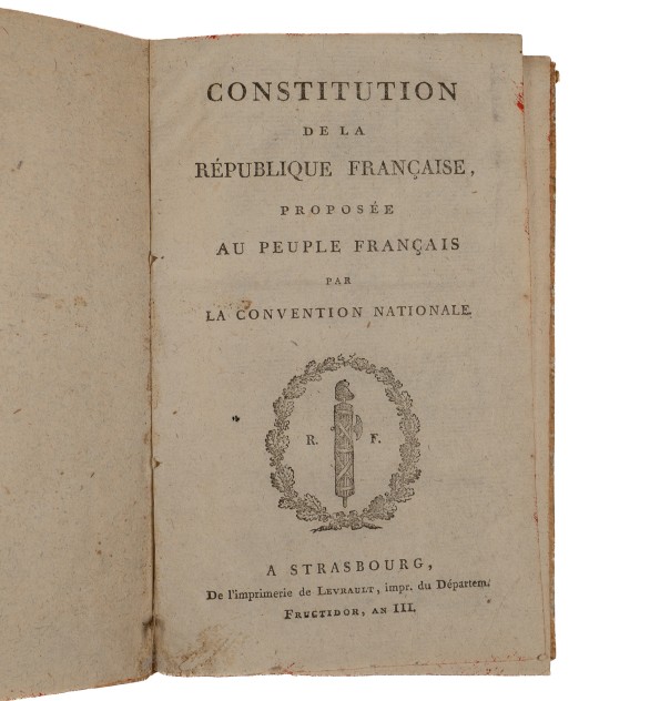 Constitution de la république française, proposée au peuple français par la Convention nationale.