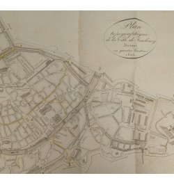 Topographie physique et médicale de la ville de Strasbourg. Avec des tableaux statistiques, une vue et le plan de la ville.