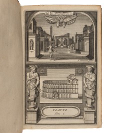Comédies de Plaute, avec des remarques en latin et en françois.