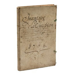 [Manuscrit-Notariat] Inventaire de succession de Dame Louise Dorothée Fougères de Mormont. 1768.