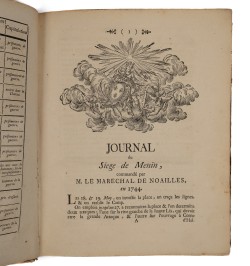 Plans et journaux des sièges de la dernière guerre de Flandres, rassemblés par deux capitaines étrangers au service de France.