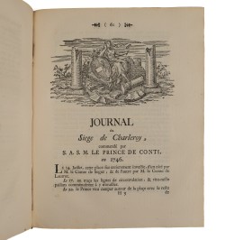 Plans et journaux des sièges de la dernière guerre de Flandres, rassemblés par deux capitaines étrangers au service de France.