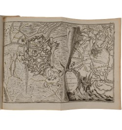 Plans et journaux des sièges de la dernière guerre de Flandres, rassemblés par deux capitaines étrangers au service de France.