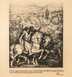 Les sept péchés capitaux. Neuf eaux-fortes originales gravées par Richard Brunck de Freundeck.