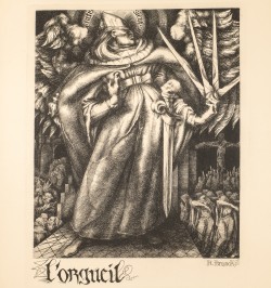 Les sept péchés capitaux. Neuf eaux-fortes originales gravées par Richard Brunck de Freundeck.