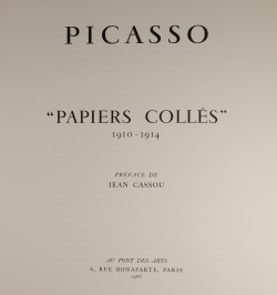 "Papiers collés" 1910-1914