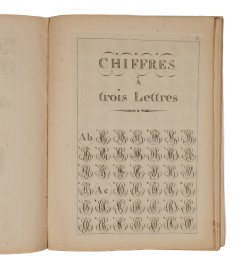 Recueil complet de chiffres à deux et trois lettres.