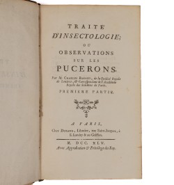[Entomologie] Traité d'insectologie, ou observations sur les pucerons.