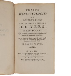[Entomologie] Traité d'insectologie, ou observations sur les pucerons.