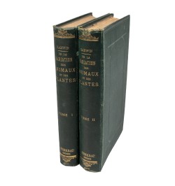 De la variation des animaux et des plantes, sous l'action de la domestication.