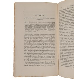 L'origine des espèces au moyen de la sélection naturelle, ou la lutte pour l'existence dans la nature.