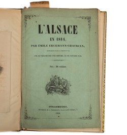 L'Alsace en 1814, représenté pour la première fois sur le théâtre de Strasbourg, le 20 Janvier 1850.