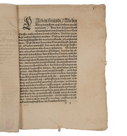 [Sanctification du dimanche] Ermanung so ein Ersamer Raht, und die Einundzwentzig der Statt Strassburg...