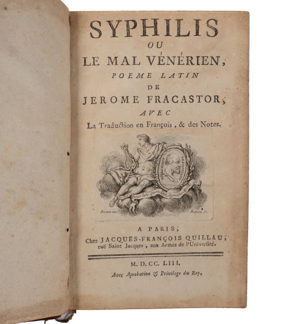 Syphilis, ou le mal vénérien, poème latin de Jérôme Fracastor, avec la traduction en français et des notes. Syphilis, ou le mal vénérien, poème latin de Jérôme Fracastor, avec la traduction en français et des notes.
